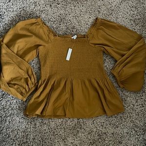 NWT Madewell Babydoll top